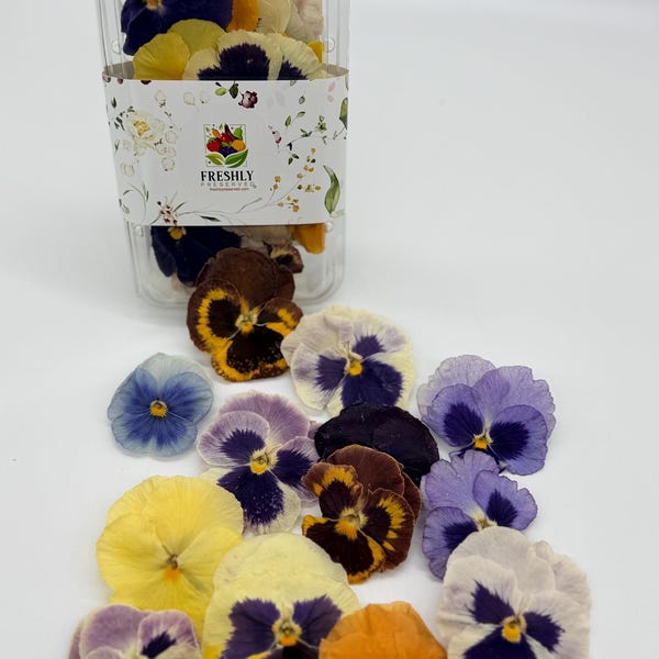Freeze-Dried Edible Pansies