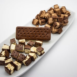 Freeze Dried Ice Cream Sandwiches, Party Favor Candy, Dried Chocolate, Preserved Pie, Dried Sweet Snacks, Cake Decorating