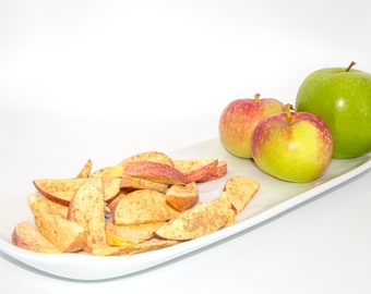 Freeze Dried Cinnamon Apples, Salad Toppings, Ice Cream Toppings, Dried Apples, Vegan Fruit Snacks, Preserved Fruit