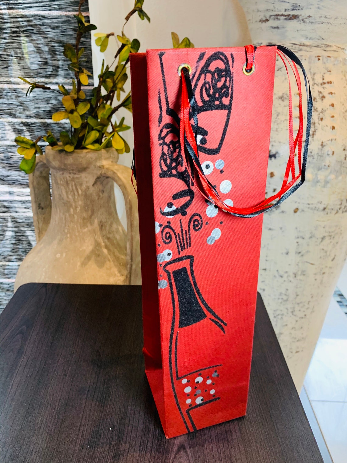 Bolsa Para Vino Regalo Bolsas De Papel Kraft Para Vino Ludi-Vin Elegantes  Y Pru00e1cticas (10 Unidades) Bolsa Vino