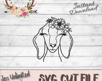 Download Goat Svg File Etsy