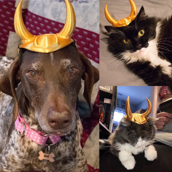 Loki Inspired Crown for Dog & Cat Variants