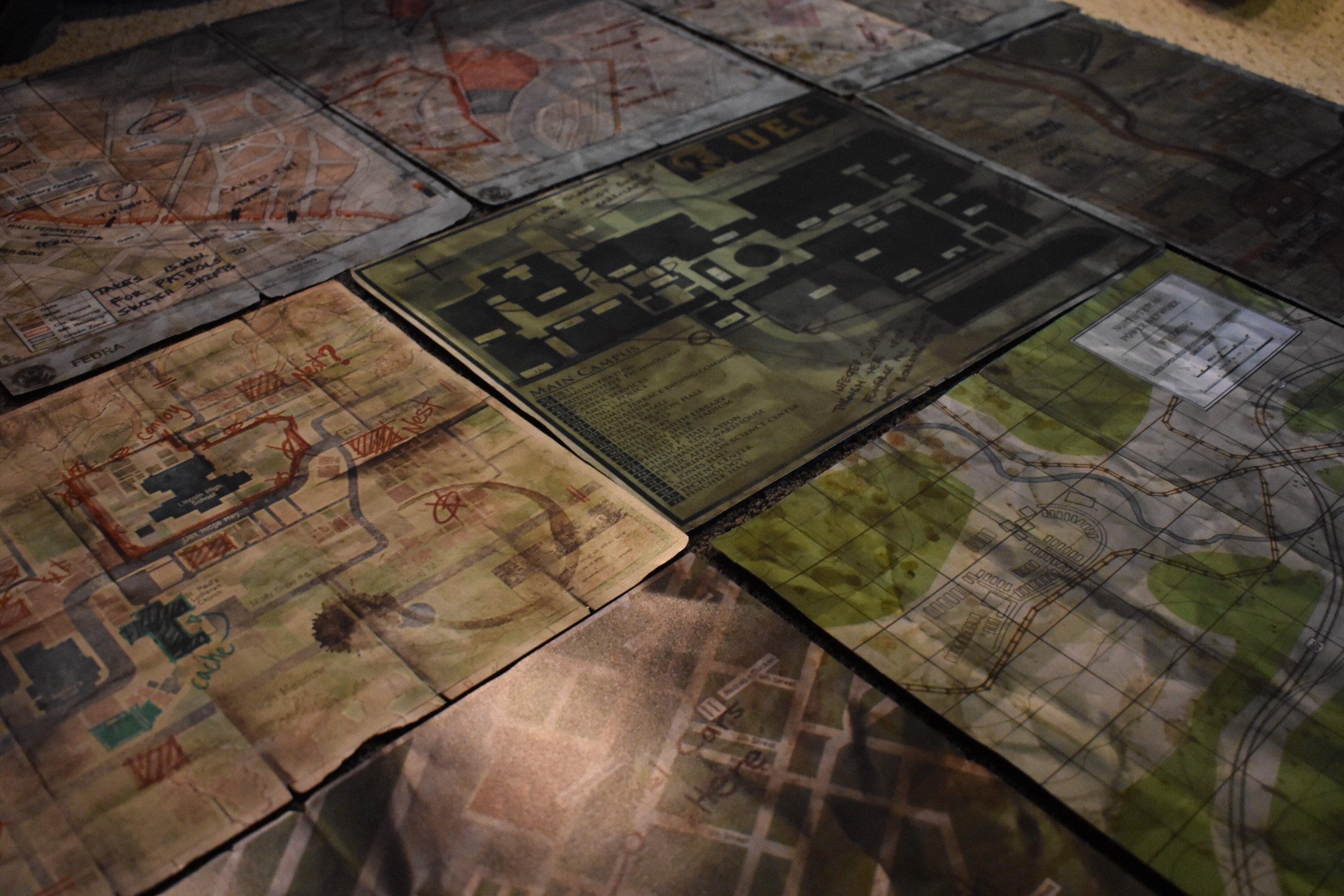 last of us journey map