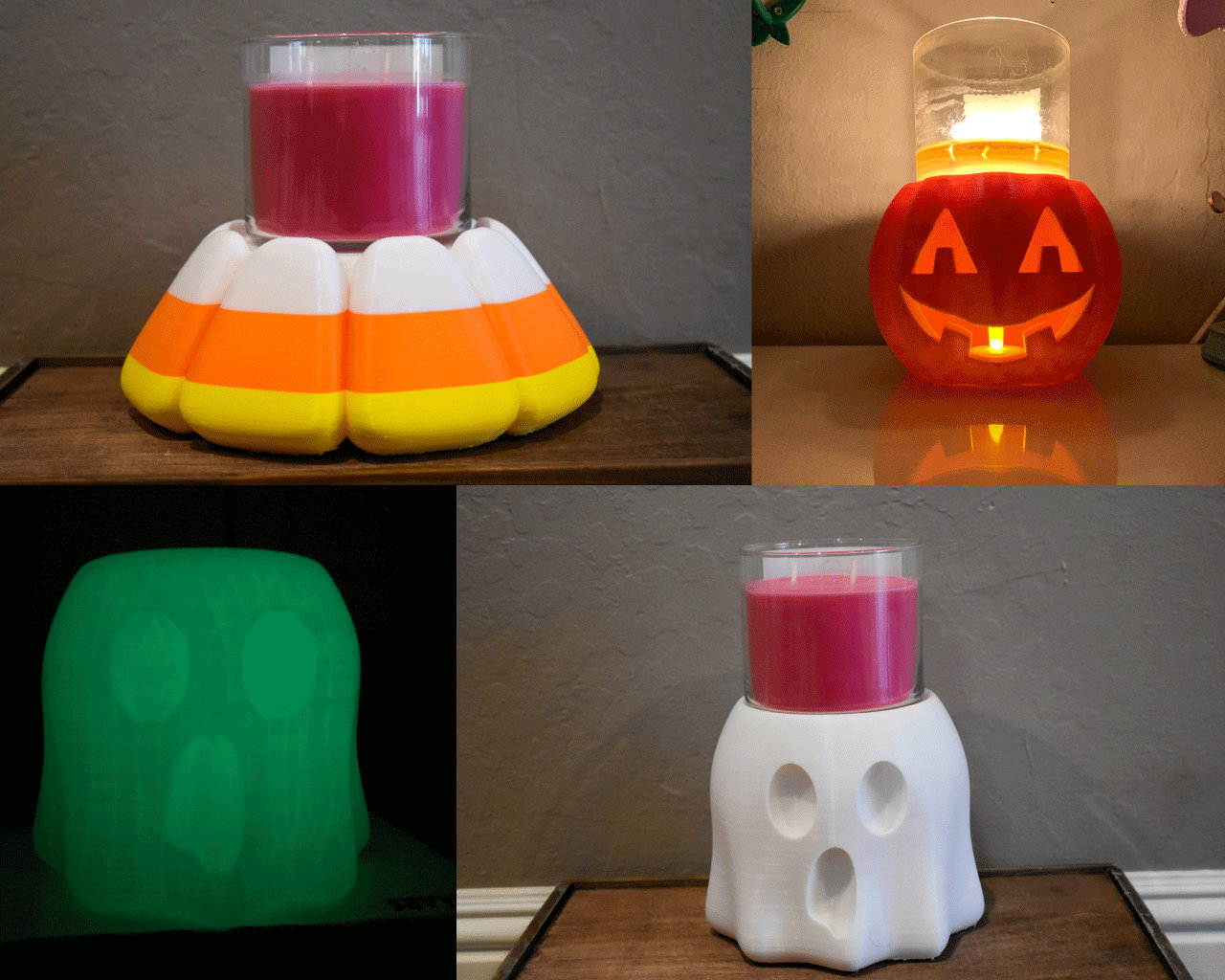 ¡Candelabros de Halloween Bath & Body Works! ¡3 mechas y 1 mecha!