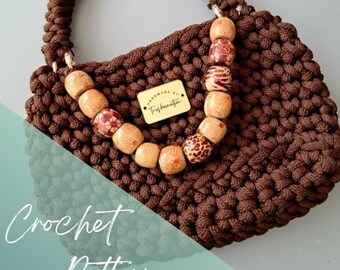 Hyperlinked PDF PATTERN | Handmade Crochet Bag | Mini Crochet Handbag | Tote Bag | Macrame Bag