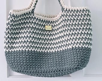 XXL Handmade Crochet Bag | Tote Bag | Macrame Bag | Crochet Shopping Bag | Shopper bag | Beach Bag | Market bag | Storage Bag