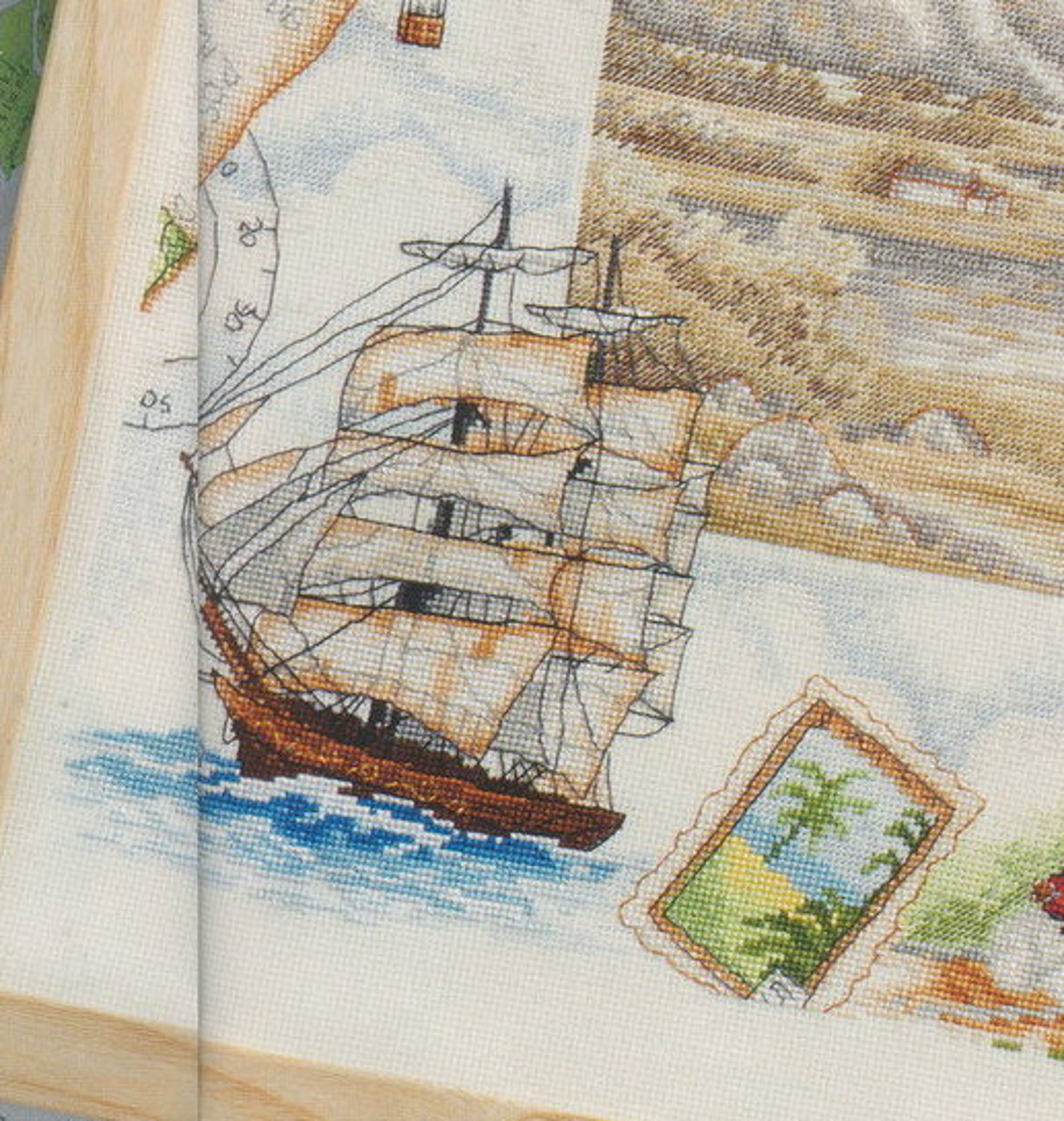 Travel embroidery pattern. Hand cross stich pattern PDF. Etsy