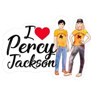 Adesivi percy Jackson / Citazioni famose di Percy Jackson con le più belle illustrazioni di Camp Half Blood / pacchetto di 12 adesivi