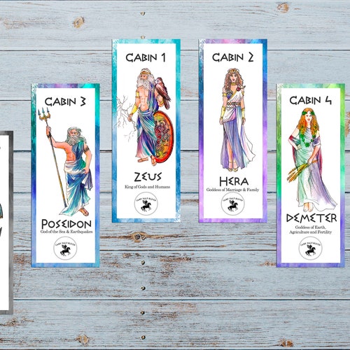 Percy Jackson Cabin Bookmarks/ If You Love Percy Jackson This | Etsy Percy Jackson Cabin Bookmarks/ If You Love Percy Jackson This | Etsy
