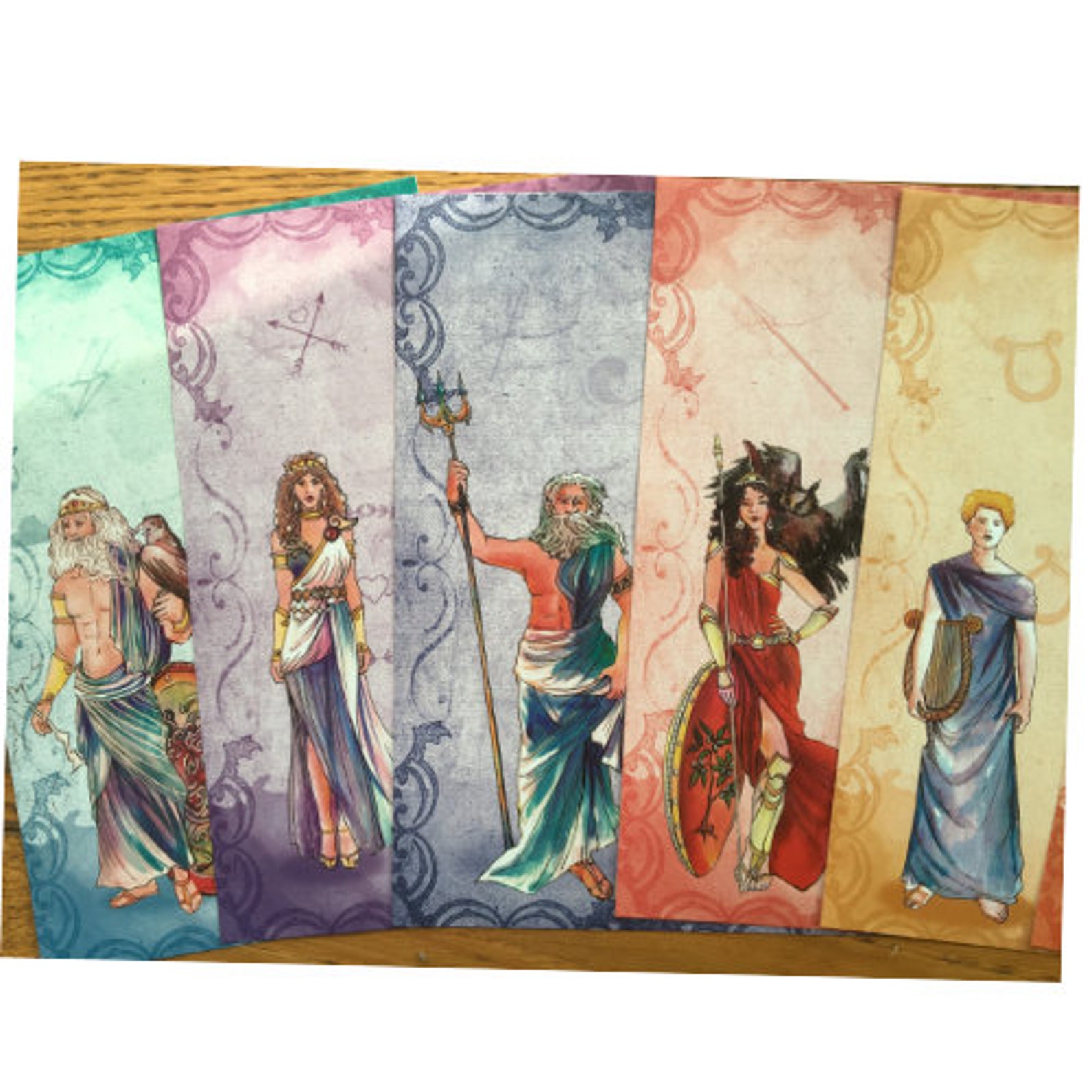 Greek Gods Paper Etsy