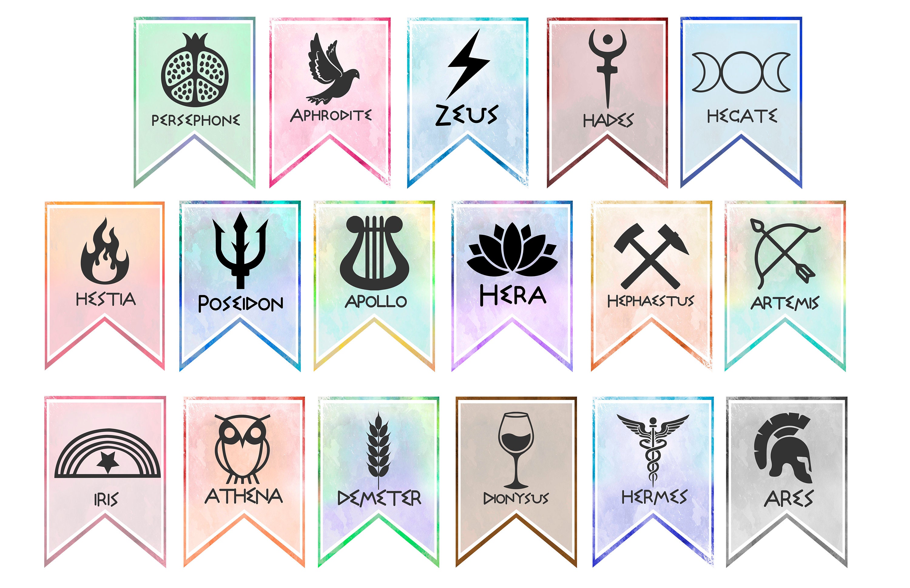 Greek Gods Symbols And Their Meanings