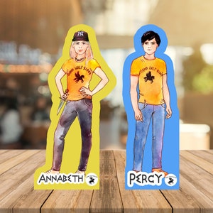 Percy Jackson inspired paperdolls/Are you organizing a Half Blood Camp themed party?This is a must have for all Percy Jackson book lovers.