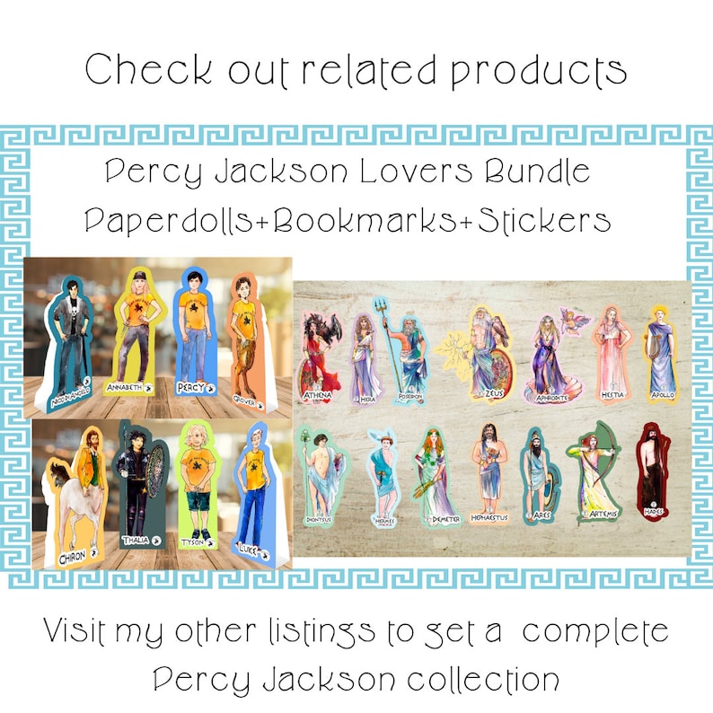 Percy Jackson Inspired Paperdolls/are You Organizing a Half Blood Camp ...