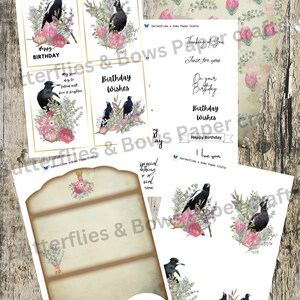 Kit de cartes de pie florale australienne