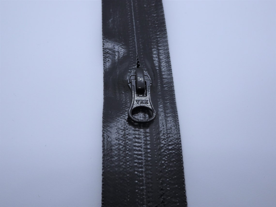 YKK 5 Aquaguard Waterresistant Shiny Black Zipper Zipper Etsy Canada