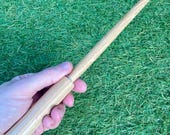 Hand-Turned English Oak Wand 11 1/4 Inch, Witch Wizard Cosplay Prop