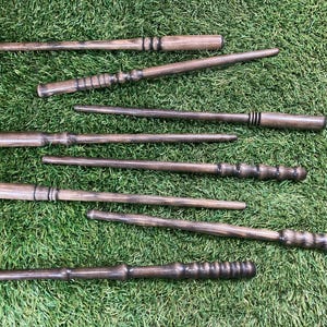 Handmade Wizard Magic Wand, The Wand Picks You, 11.5 Inch Ebonized Wood Turned