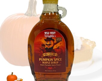 Wild West Waffles Pumpkin Spice Maple Syrup