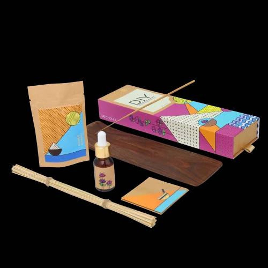 Diy incense kit patchouli fragrance stick DIY incense make Etsy