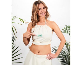 Sauna-BH für Saunameister, Outfit für Saunameister, Geschenk-Saunarock, Geschenk-Sauna-BH, Geschenk-Wellness, Accessoires, Baumwoll-Spa-Kleidung