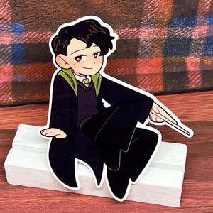 Tom | Stickers | Dark Magic | Fanart | Waterproof | Wizard | Flirty image 1