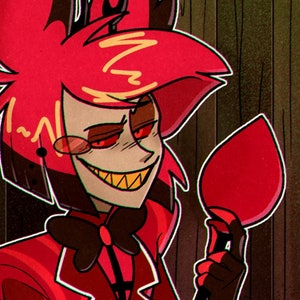 PAPA | Sticker | Alastor | Hazbin Hotel | Waterdicht