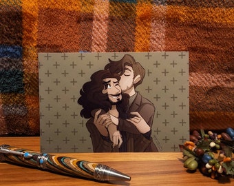 Wolfstar | Print | Waterproof | Light Magic | Fanart | Wizard | Flirty