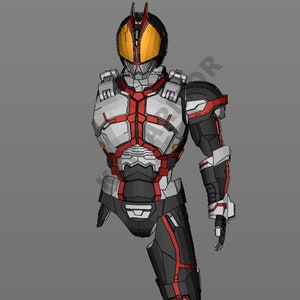 SIC Kamen Rider Faiz Cosplay Evafoam Pattern