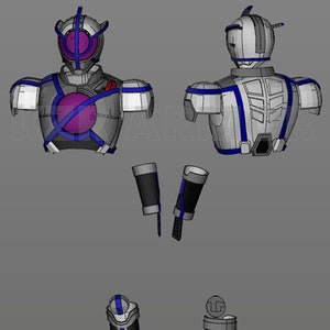 Kamen Rider Psyga Cosplay Evafoam template