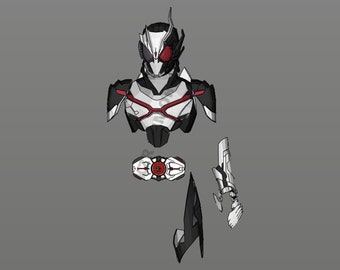 Plantilla Kamen Rider Ark One Pepakura - EVAFOAM