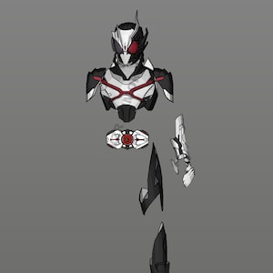 Kamen Rider Ark One Pepakura Template - EVAFOAM