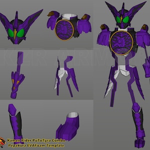 Kamen Rider Putotyra Combo Cosplay EVAFOAM Template