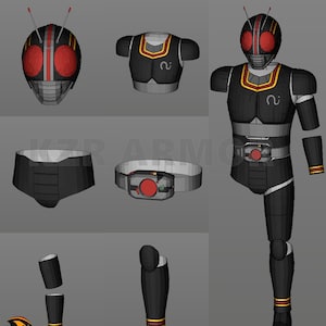 Kamen Rider BLACK Cosplay EVAFOAM template