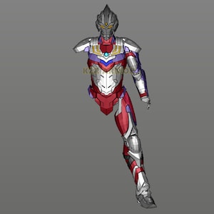 Ultraman Tiga Armor Suit Cosplay - foam template