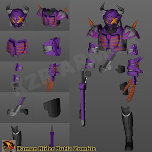 Kamen Rider Buffa Zombie - Foam Template
