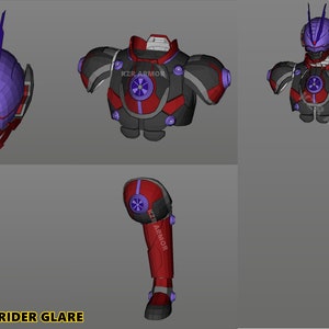 Kamen Rider Glare - Foam Template