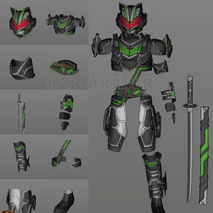 Kamen Rider Tycoon Bujin Sword Cosplay EVAFoam Template