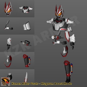 Kamen Rider Geats Magnum Boost - Foam Template