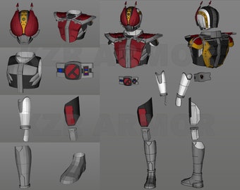 仮面ライダー電王 ソードフォーム コスプレ EVAFOAM テンプレート