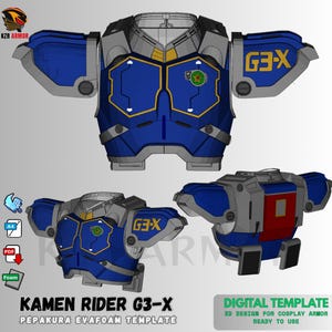 kamen rider 3d
3dmodel kamen rider
kamen rider costume
EVAFOAM template
EVAFOAM pattern
Kamen Rider G3x
kamen rider G3x
g3x cosplay
g3x costume
3dprint kamen rider
3dprint helm
helm 3dprint
cosplay acc