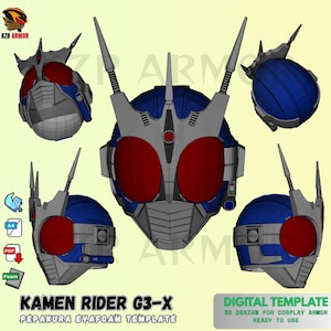 kamen rider 3d
3dmodel kamen rider
kamen rider costume
EVAFOAM template
EVAFOAM pattern
Kamen Rider G3x
kamen rider G3x
g3x cosplay
g3x costume
3dprint kamen rider
3dprint helm
helm 3dprint
cosplay acc