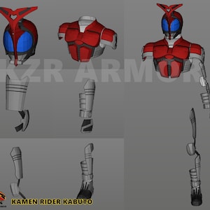 Kamen Rider Kabuto Cosplay Foam Pattern