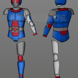 Kamen Rider BIO Cosplay EVAFOAM-sjabloon