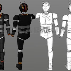 Kamen Rider BLACK Cosplay EVAFOAM template