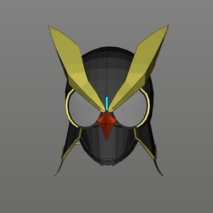 Kamen Rider Ginpen Helm Foam Template