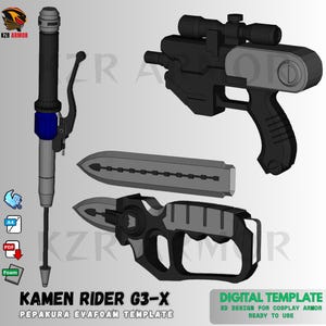 kamen rider 3d
3dmodel kamen rider
kamen rider costume
EVAFOAM template
EVAFOAM pattern
Kamen Rider G3x
kamen rider G3x
g3x cosplay
g3x costume
3dprint kamen rider
3dprint helm
helm 3dprint
cosplay acc