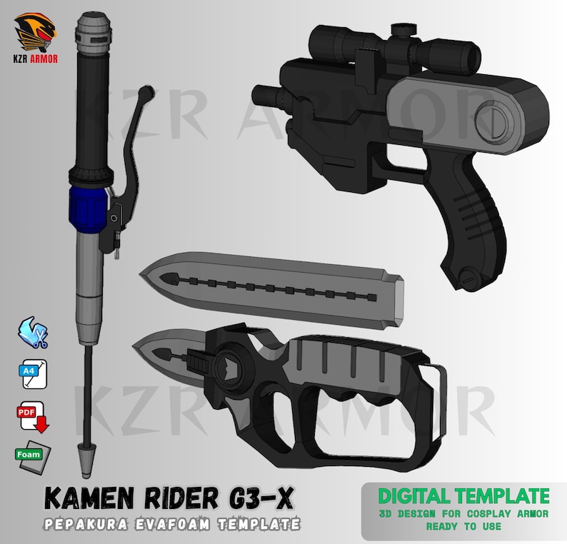 kamen rider 3d
3dmodel kamen rider
kamen rider costume
EVAFOAM template
EVAFOAM pattern
Kamen Rider G3x
kamen rider G3x
g3x cosplay
g3x costume
3dprint kamen rider
3dprint helm
helm 3dprint
cosplay acc