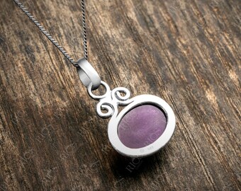 Collana Boho In Argento 925 Fatto A Mano Con Ametista, Onice E Lapislazzuli – Gioiello Etnico Donna - 3