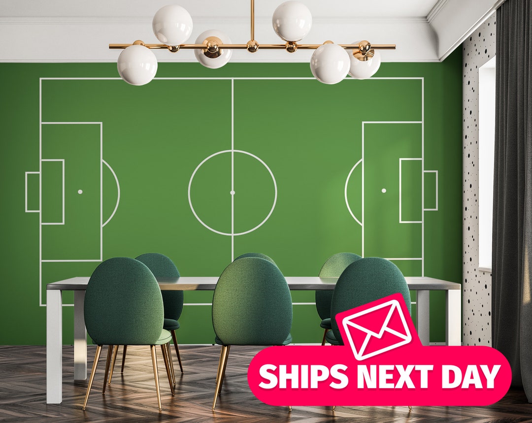 Football Wallpaper Mural Soccer Wall Mural Peel and Stick Large Vinyl