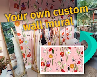 Custom photo Wall mural – Your Photo Wallpaper – Custom photo wallpaper - Custom photo Peel and stickWallpaper